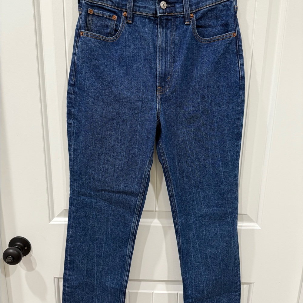 Abercrombie & Fitch Indigo High Rise Jeans